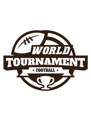 World Tournament Football logo template