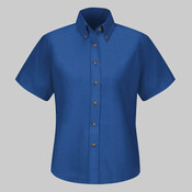 Women's Extended Sizes Poplin Dress Shirt