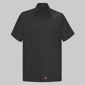 Men's Tall Ripstop Short Sleeve Work Shirt