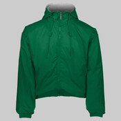 Youth Hooded Taffeta Jacket/Fleece Lined