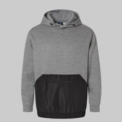 Unisex Mixed Media Hooded Sweatshirt