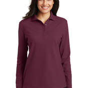Port Authority® - Ladies Long Sleeve Silk Touch™ Polo. L500LS