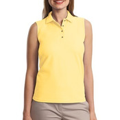 Port Authority® - Ladies Silk Touch™ Sleeveless Polo. L500SVLS 