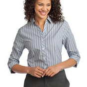 Port Authority® - Ladies Vertical Stripe 3/4-Sleeve Easy Care Shirt. L643 