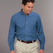 Port Authority® - Long Sleeve Denim Shirt. S600 