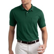 Hanes®- ComfortBlend EcoSmart® Jersey Knit Sport Shirt with Pocket. 0504