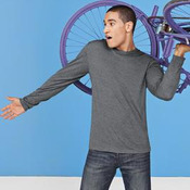 District® - Young Mens Textured Long Sleeve Tee. DT171 