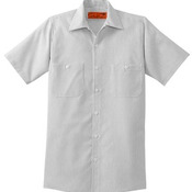 CornerStone® - Short Sleeve Striped Industrial Work Shirt. CS20