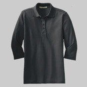 Ladies Silk Touch 3/4 Sleeve Polo