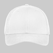 Snapback Contrast Front Mesh Cap