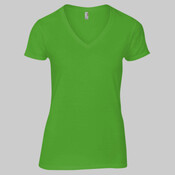 Ladies' Lightweight V-Neck Tee 88VLNVP