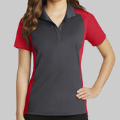 LST652SVJH Ladies Colorblock Micropique Sport Wick ® Polo