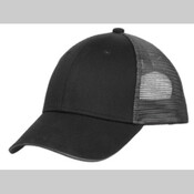 Double Mesh Snapback Sandwich Bill Cap