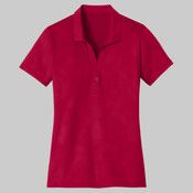 Ladies Embossed PosiCharge ® Tough Polo ®