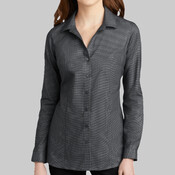 Ladies Pincheck Easy Care Shirt