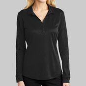 Ladies Silk Touch Performance Long Sleeve Polo