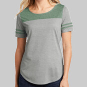 Ladies PosiCharge ® Tri Blend Wicking Fan Tee