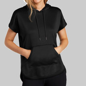 Ladies Performance Terry Short Sleeve Hoodie