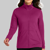 Ladies Accord Stretch Fleece Full Zip