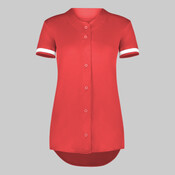 Ladies Cutter+ Full Button Softball Jersey