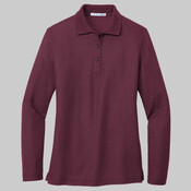 Ladies Silk Touch Long Sleeve Polo