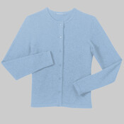 Port Authority® - Ladies Fine-Gauge Crewneck Cardigan Sweater. LSW280