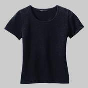 Port Authority® - Ladies Fine-Gauge Short Sleeve Scoop Neck Sweater. LSW282