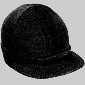 Knit Hat with Bill