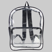Large 17" Heavy Duty Clear Backpack