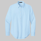 Women's Long Sleeve Modern Oxford Shirt