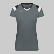 Girls TruHit Tri-Color Short Sleeve Jersey