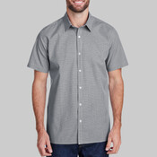 Men's Microcheck Gingham Cotton Shirt
