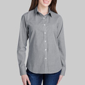 Women's Microcheck Gingham Cotton Shirt