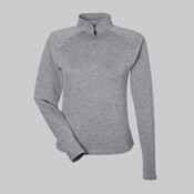 Women's Fairway Marbled Jersey Quarter-Zip Pullover