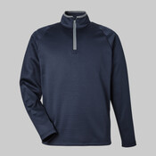 Men's Waffle Fleece Quarter-Zip Pullover