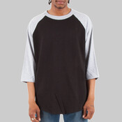 Unisex Raglan Three-Quarter Sleeve T-Shirt