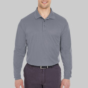 Men's Cool & Dry Long Sleeve Mesh Piqué Polo