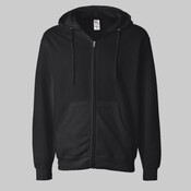 Unisex Midweight Full-Zip Hooded Sweatshirt