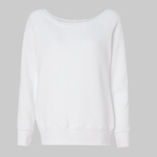 Women’s Sponge Fleece Wide Neck Sweatshirt