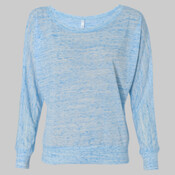 Women’s Flowy Off Shoulder Long Sleeve Tee