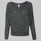Women’s Flowy Off Shoulder Long Sleeve Tee