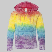 Girls’ Courtney Burnout V-Notch Hooded Sweatshirt