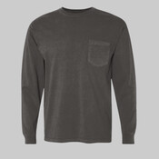 Unisex Garment-Dyed Heavyweight Long Sleeve Pocket T-Shirt