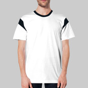 2430 Fine Jersey Contrast Inset S/S T-Shirt