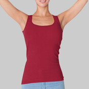 3368 2x1 Rib U-Neck Tank