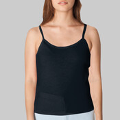 6311 Sheer Jersey Spaghetti Tank