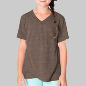 TR156 Toddler Tri-Blend V-Neck T-Shirt