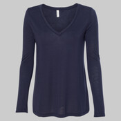 Women's Flowy Long Sleeve V-Neck Tee