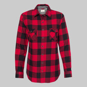 Women's Vintage Brushed Flannel Shirt