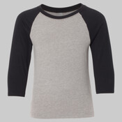 Youth CVC Three-Quarter Sleeve Raglan T-Shirt